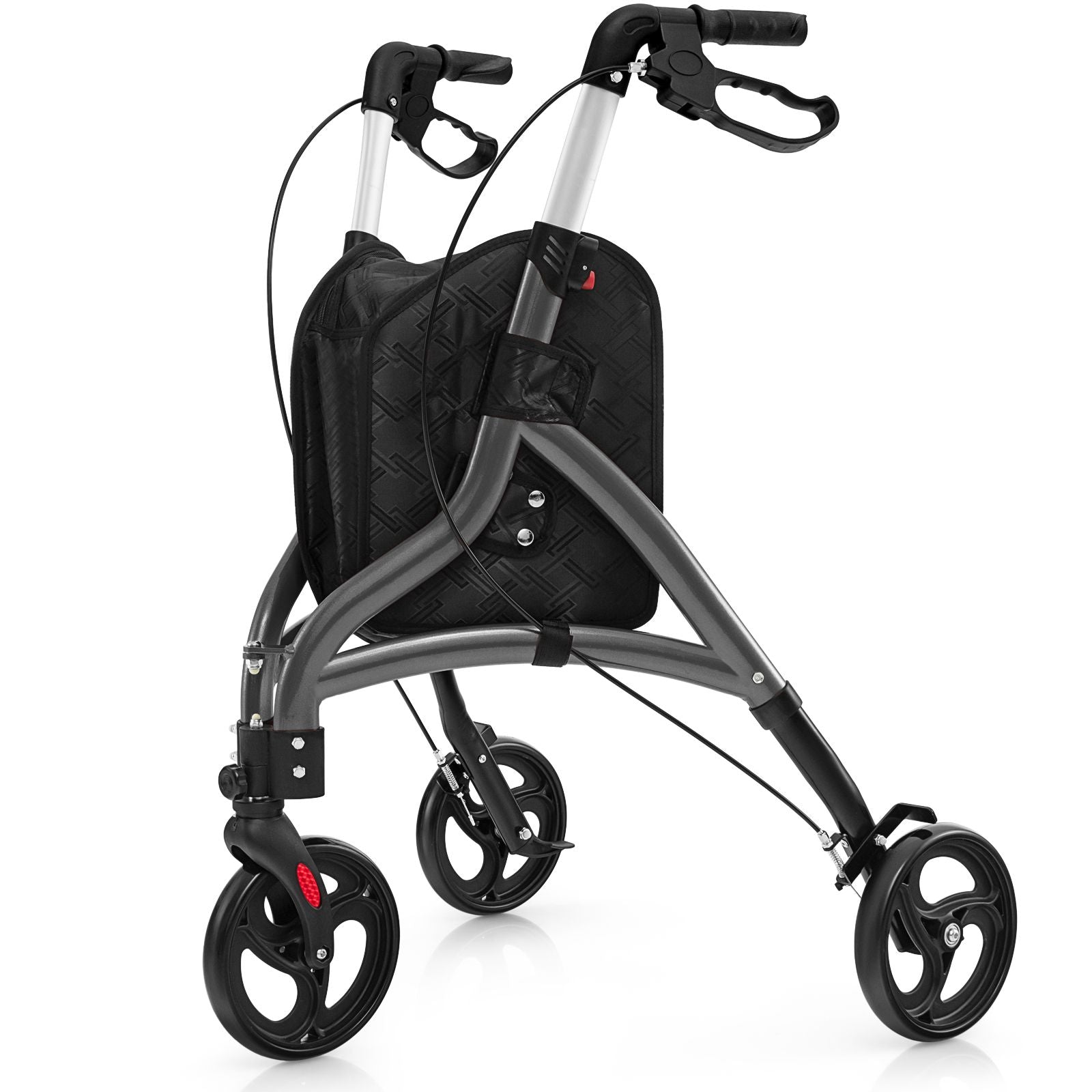 Walker for Seniors Foldable Rollator Walker with Lightweight Aluminum Frame