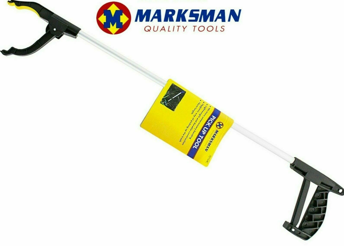 2X 76Cm MARKSMAN Litter Picker Tool Rubbish Debris Pick up Long Mobility Reach