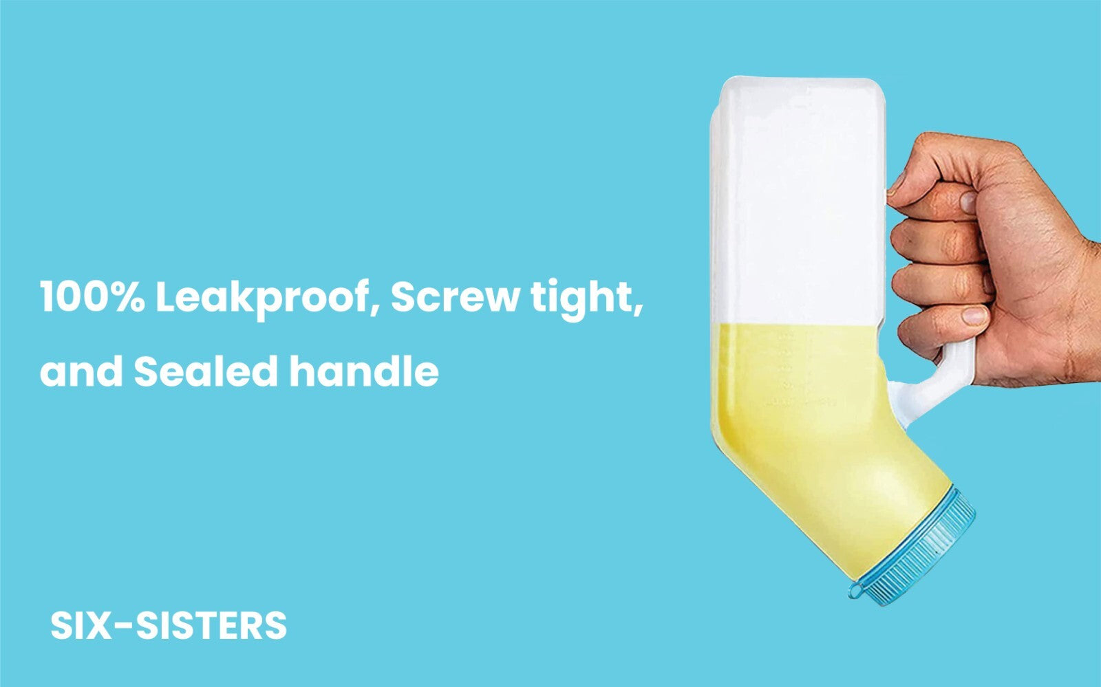 2PCS Male Urinal Portable Incontinence Bottle for Men Travel W/ Night Light - UK