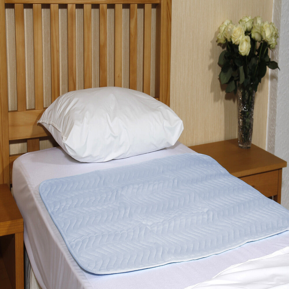 Comfortcare Eco Blue, Washable, Incontinence Pad/Waterproof Mattress Protector
