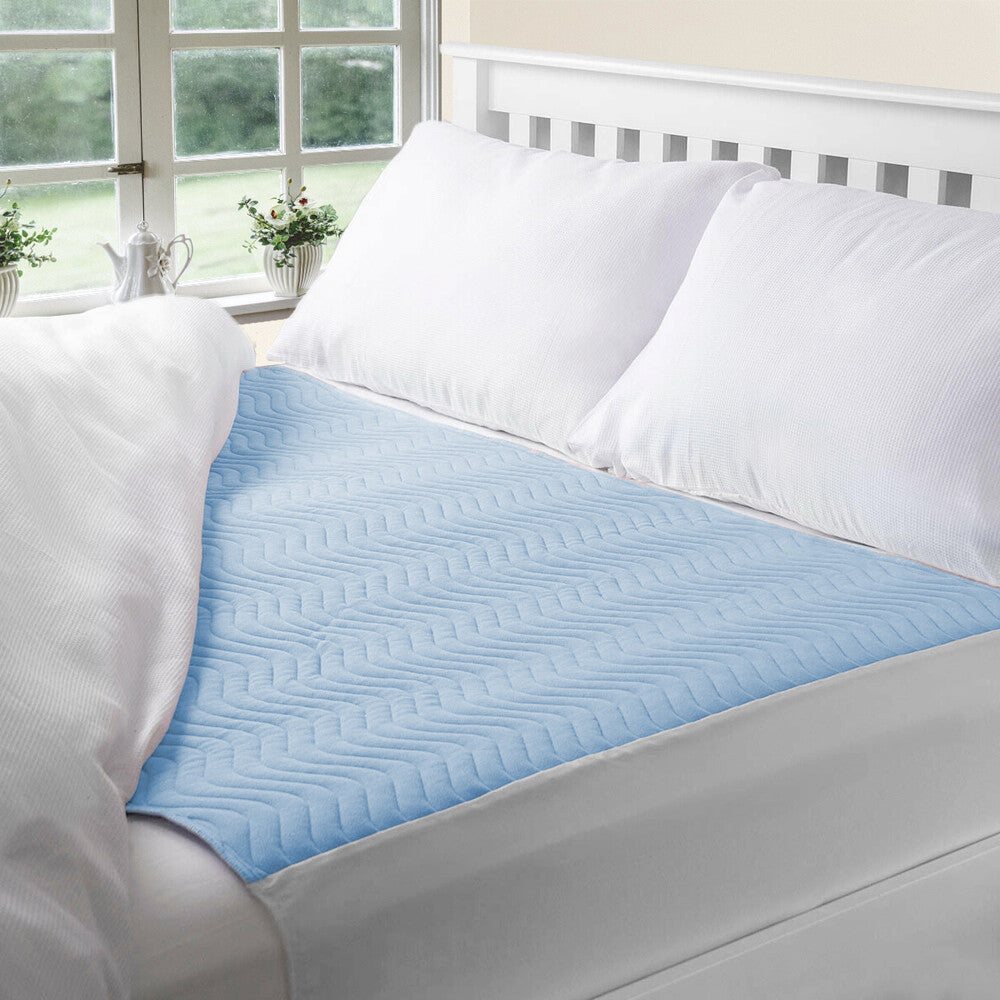 Comfortcare Eco Blue, Washable, Incontinence Pad/Waterproof Mattress Protector