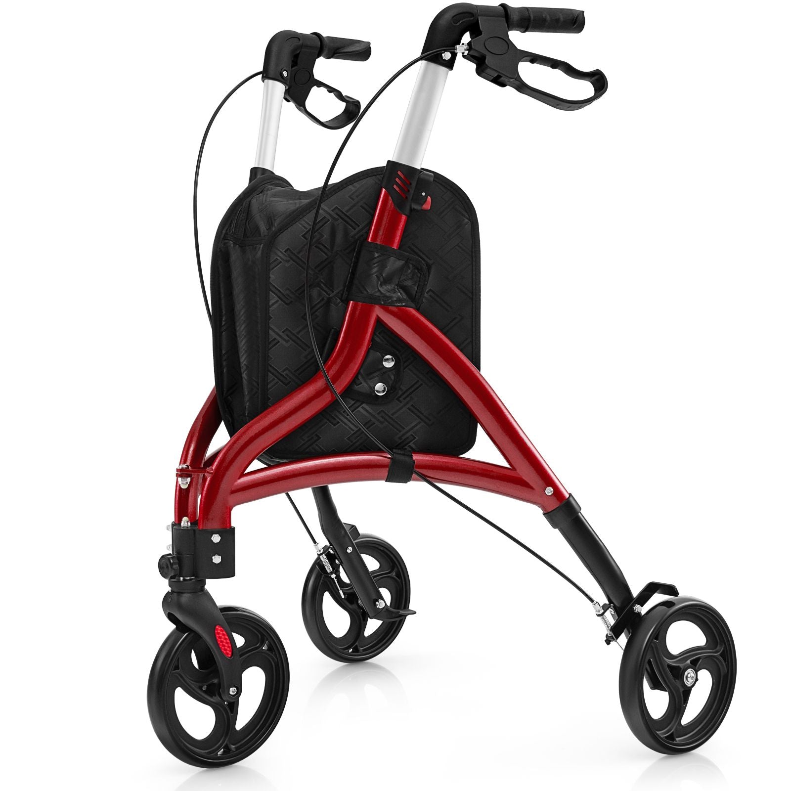 Walker for Seniors Foldable Rollator Walker with Lightweight Aluminum Frame