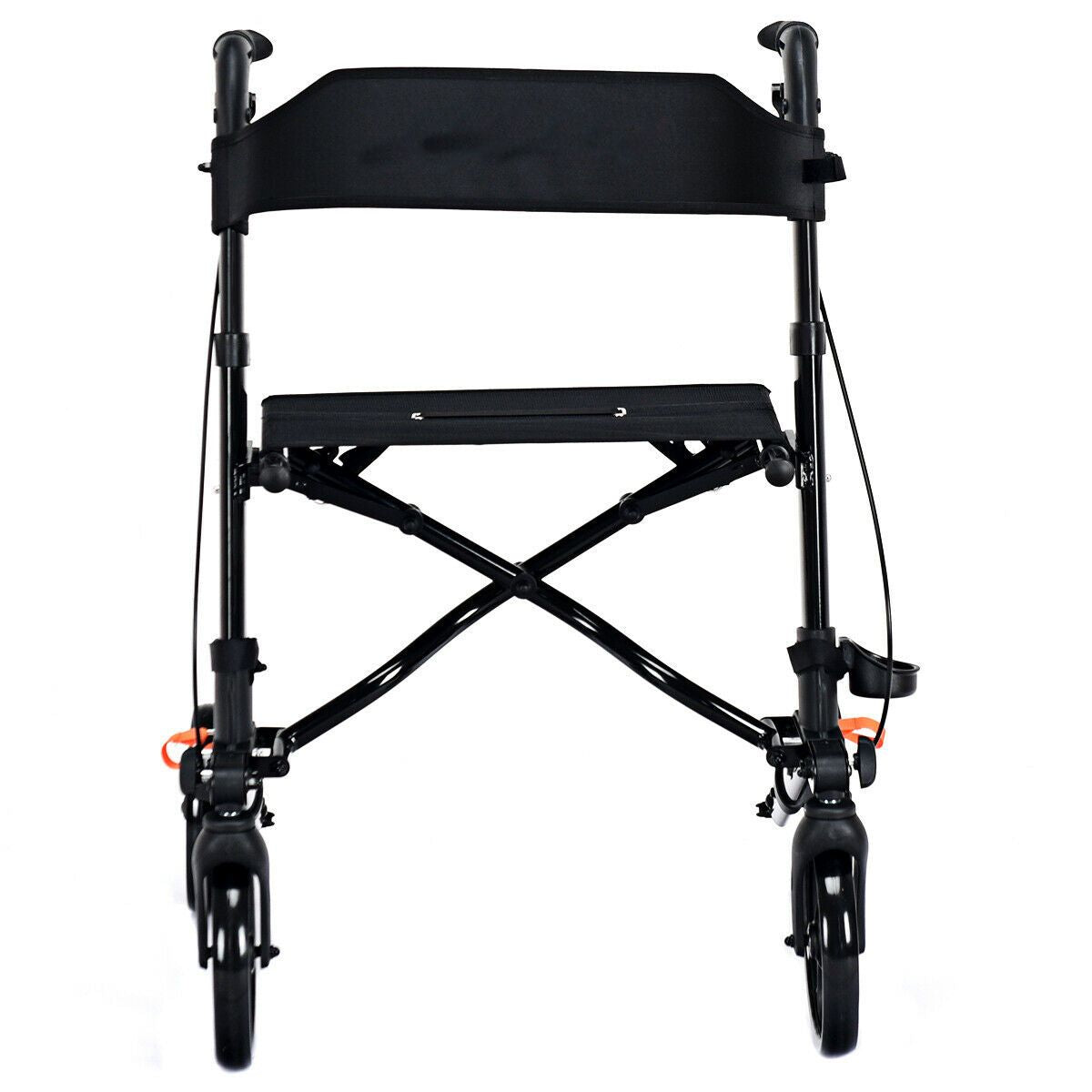 Lightweight Aluminium Folding Walking Mobility Aid with 4 Wheels