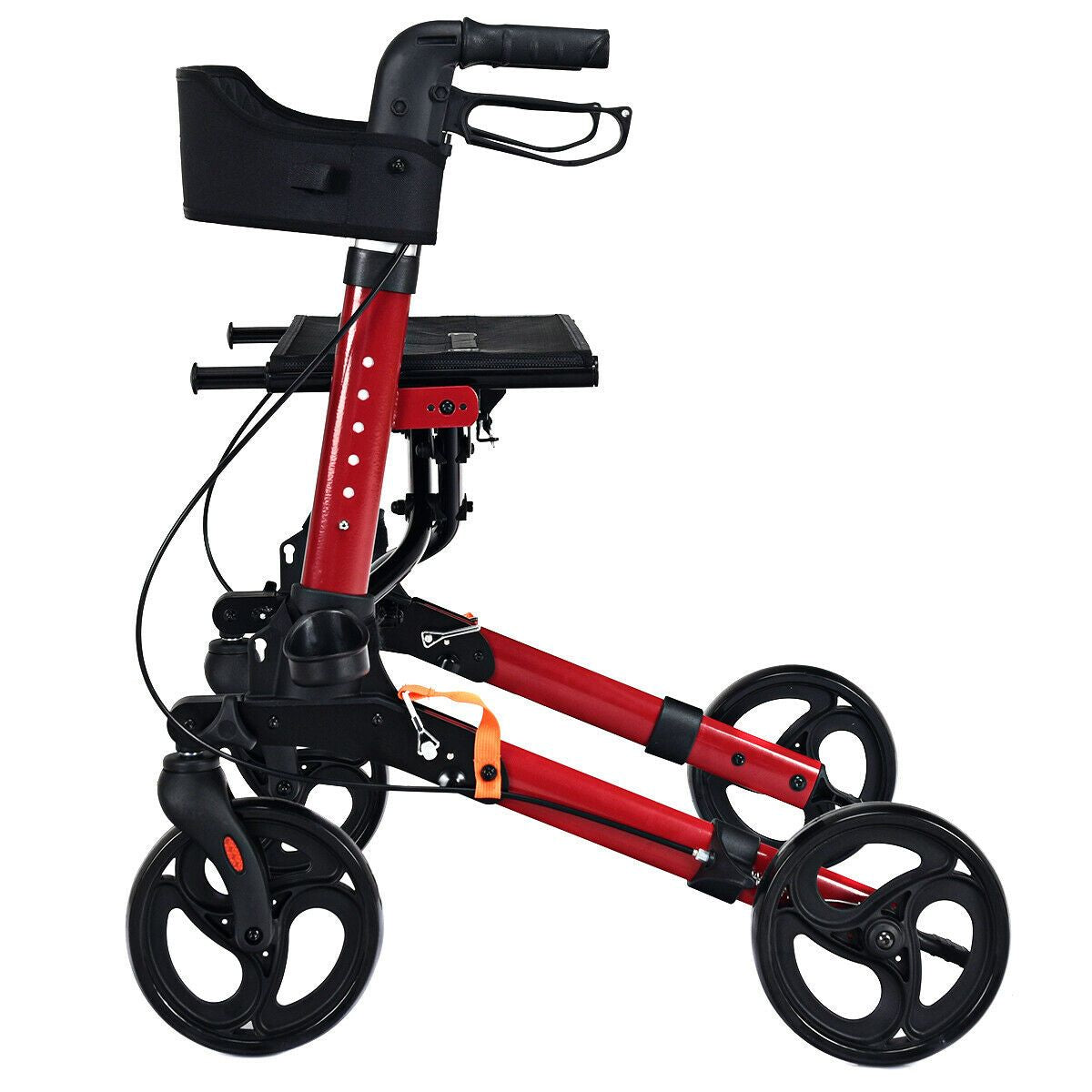 Lightweight Aluminium Folding Walking Mobility Aid with 4 Wheels