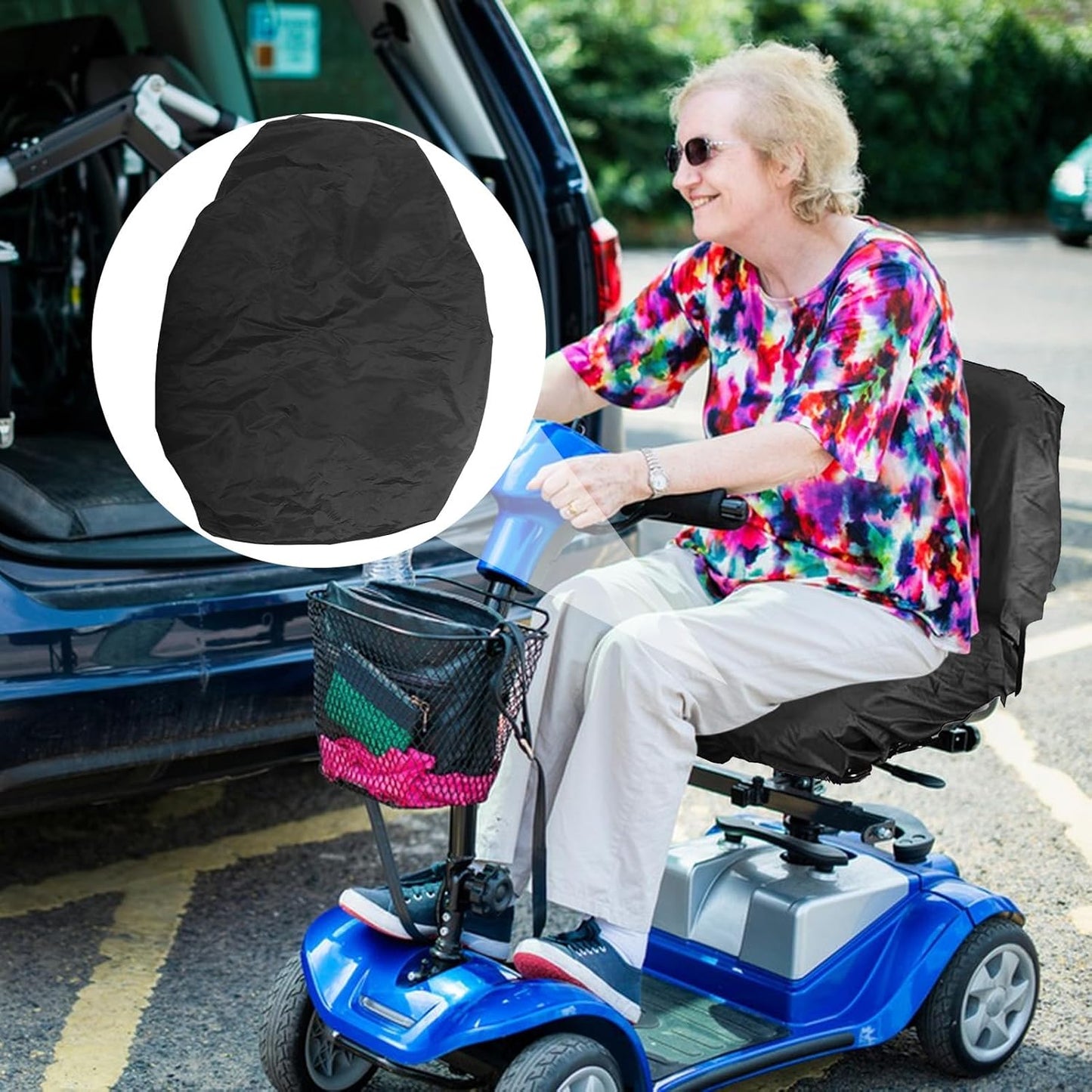 Premium Mobility Scooter Seat Cover - Durable Protector for Electric Wheelchairs