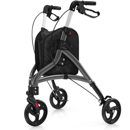 Walker for Seniors Foldable Rollator Walker with Lightweight Aluminum Frame