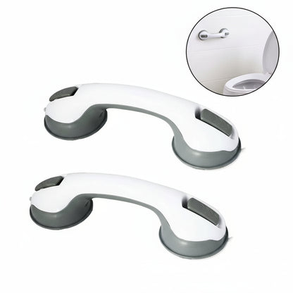2PCS Bathroom Suction Support Grab Handle Bath Shower Safety Suction Grip Hand Rail for Seniors Elderly Safety Suction Cup