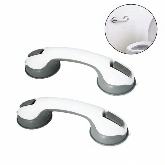 2PCS Bathroom Suction Support Grab Handle Bath Shower Safety Suction Grip Hand Rail for Seniors Elderly Safety Suction Cup