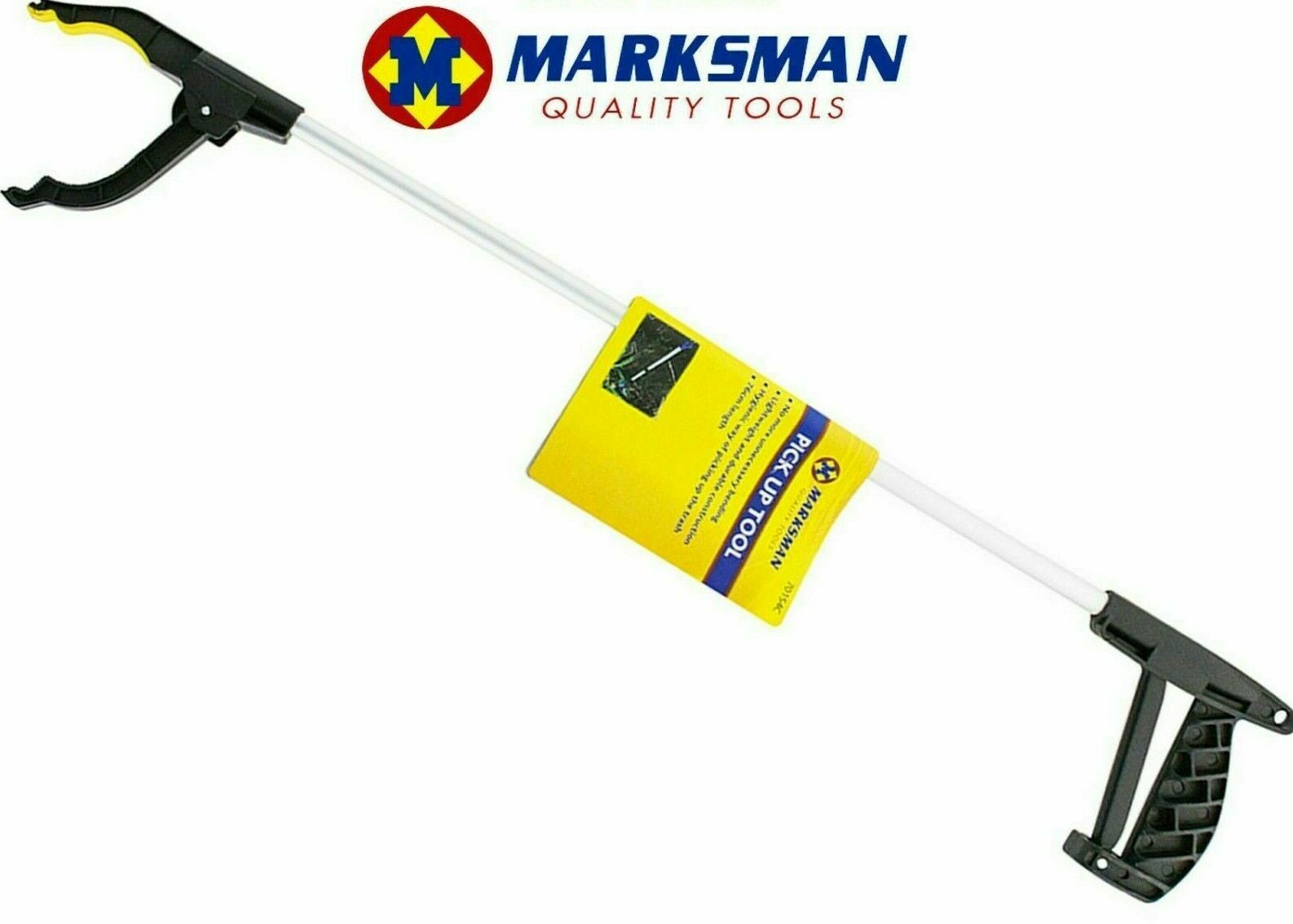 2X 76Cm MARKSMAN Litter Picker Tool Rubbish Debris Pick up Long Mobility Reach