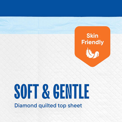 Chucks Pads Disposable [50-Pack] Underpads 30X36 Incontinence Chux Pads Absorbent Fluff Protective Bed Pads - Extra Large Pee Pads for Kids, Adults & Elderly | Leak Proof Puppy Pads for Training - XXL