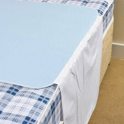 Comfortcare Eco Blue, Washable, Incontinence Pad/Waterproof Mattress Protector
