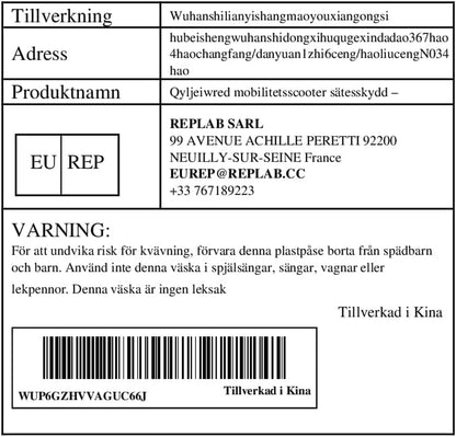 Premium Mobility Scooter Seat Cover - Durable Protector for Electric Wheelchairs