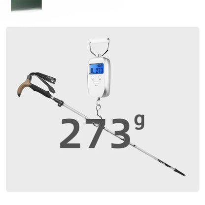 Folding T-Handle Walking Cane – Adjustable Aluminum Alloy Trekking Pole & Crutch