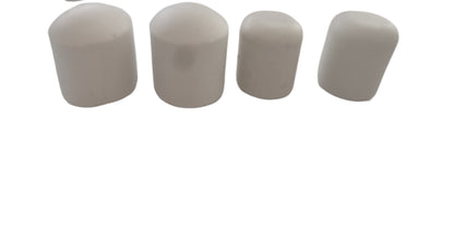 White Rubber Ferrules Walking Stick Chair Table Furniture Leg Feet Cap Ends Grip
