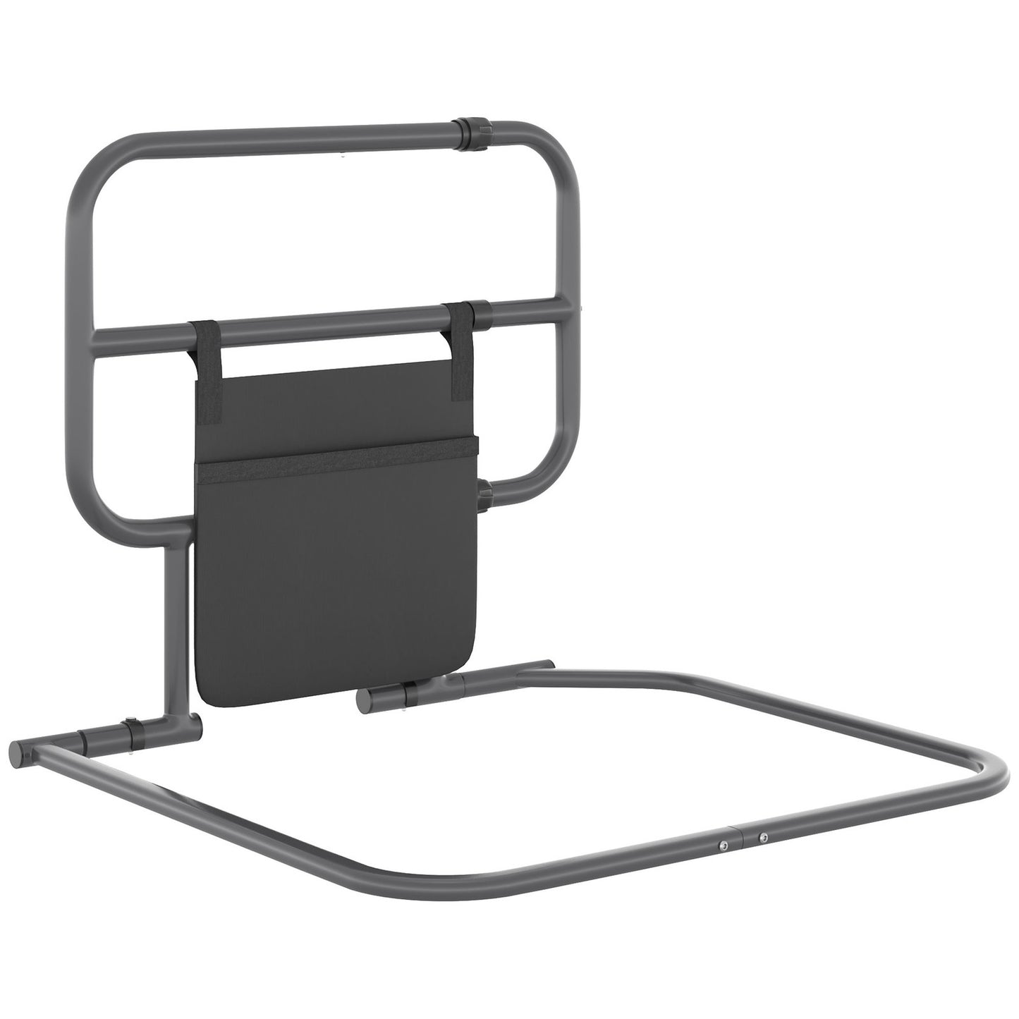 Safety Bed Rail for Elderly Adults Folding Bed Assist Rail with Storage Pocket