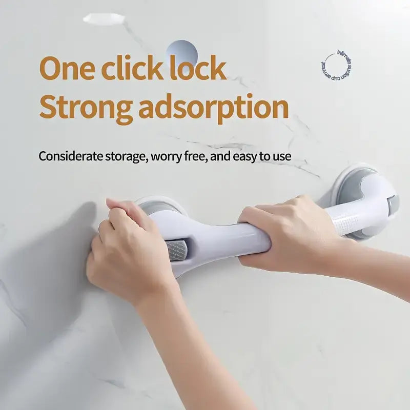 Grab Rail Handle Suction White 30cms 11in 4pcs