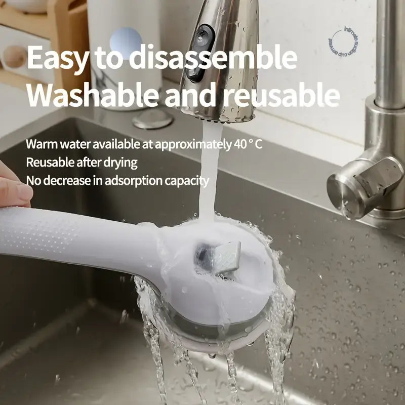 Grab Rail Handle Suction White 30cms 11in 4pcs