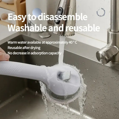 Grab Rail Handle Suction White 30cms 11in 4pcs