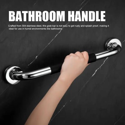 Grab Rail Handle Stainless Steel Silicone 30cms 12in 1pcs
