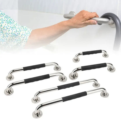 Grab Rail Handle Stainless Steel Silicone 30cms 12in 1pcs