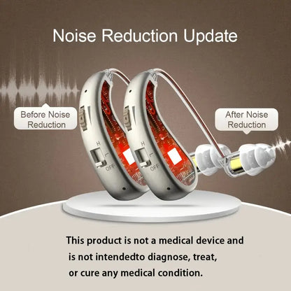 Hearing Aid, Amplifier, USB Charging.