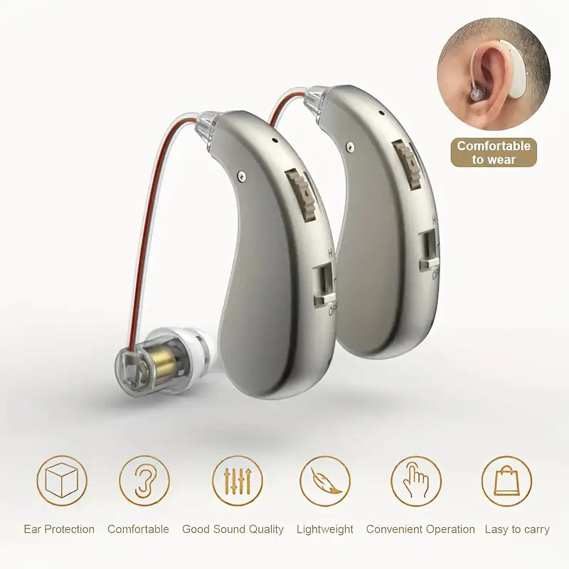 Hearing Aid, Amplifier, USB Charging.