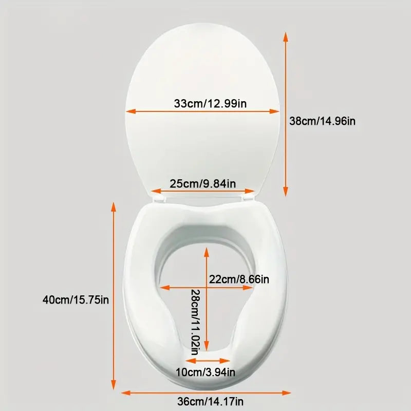 Raised Toilet Seat Heavy Duty