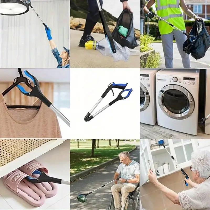 Long Reach Grabber Magnetic Tip Rotating Head 2pcs