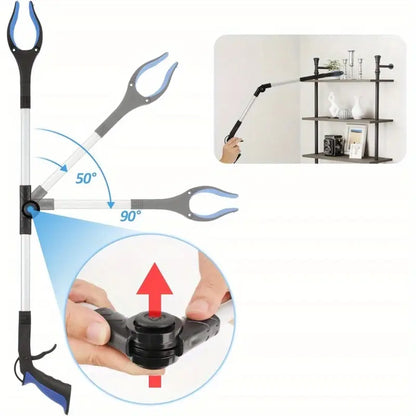 Long Reach Grabber Magnetic Tip Rotating Head 2pcs