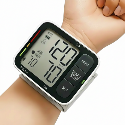 Smart Screen Wrist Blood Pressure Monitor