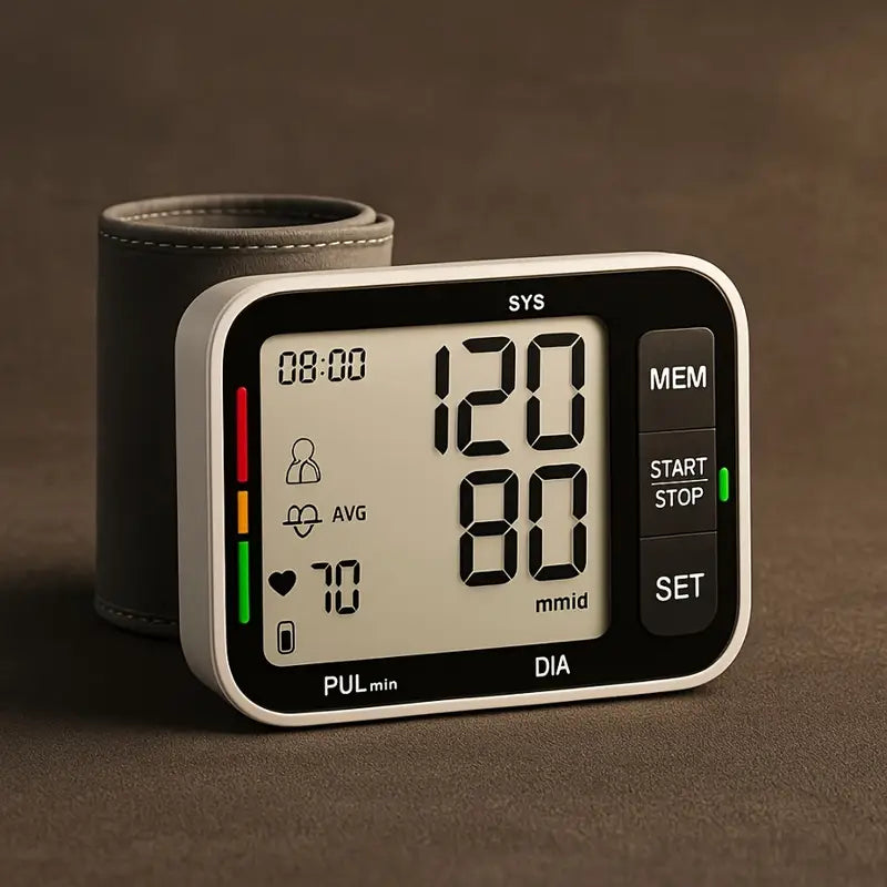 Smart Screen Wrist Blood Pressure Monitor