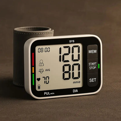 Smart Screen Wrist Blood Pressure Monitor