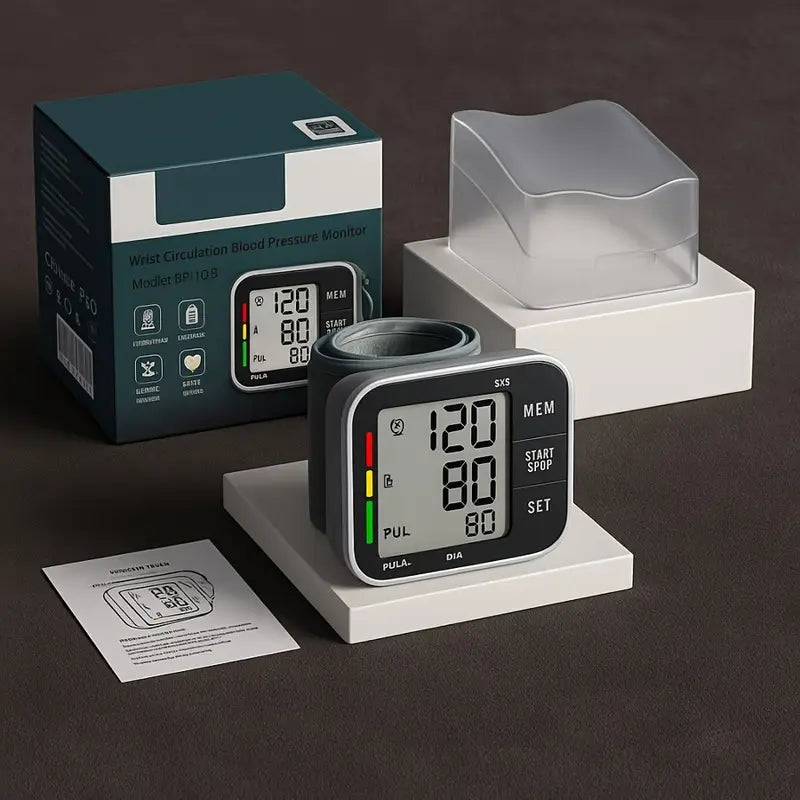 Smart Screen Wrist Blood Pressure Monitor