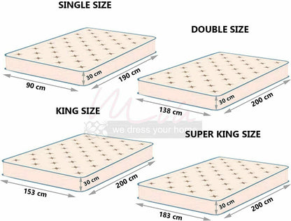 Waterproof Non Noisy Mattress Protector Fitted Sheet Single Double King Size Bed