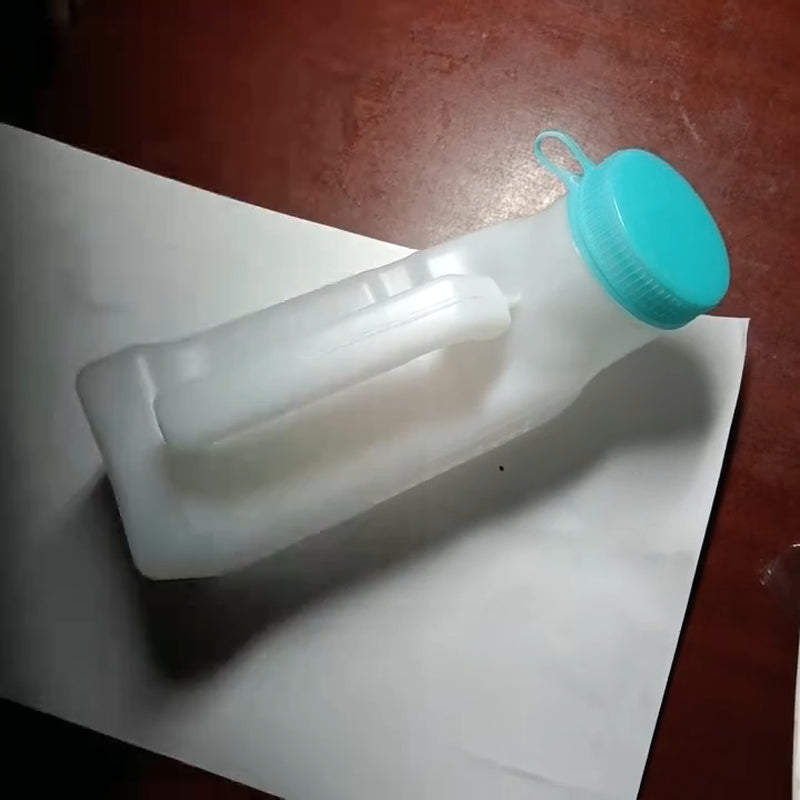 2PCS Male Urinal Portable Incontinence Bottle for Men Travel W/ Night Light - UK