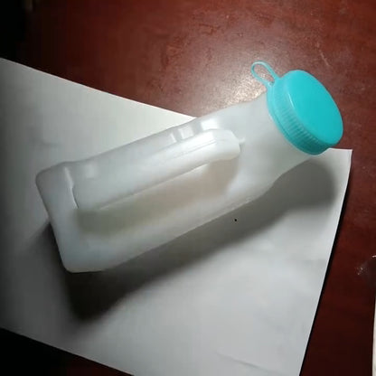 2PCS Male Urinal Portable Incontinence Bottle for Men Travel W/ Night Light - UK