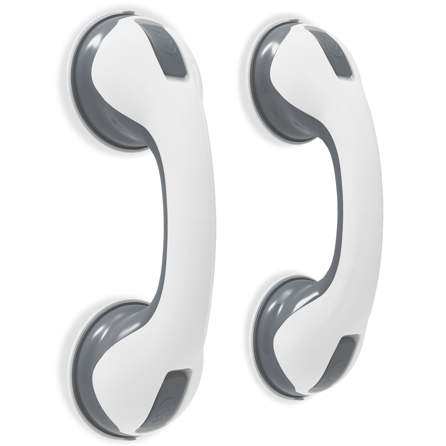 2 X SAFETY SUPPORT HAND RAIL HANDLE BAR GRIP GRAB SUCTION BATH BATHROOM SHOWER