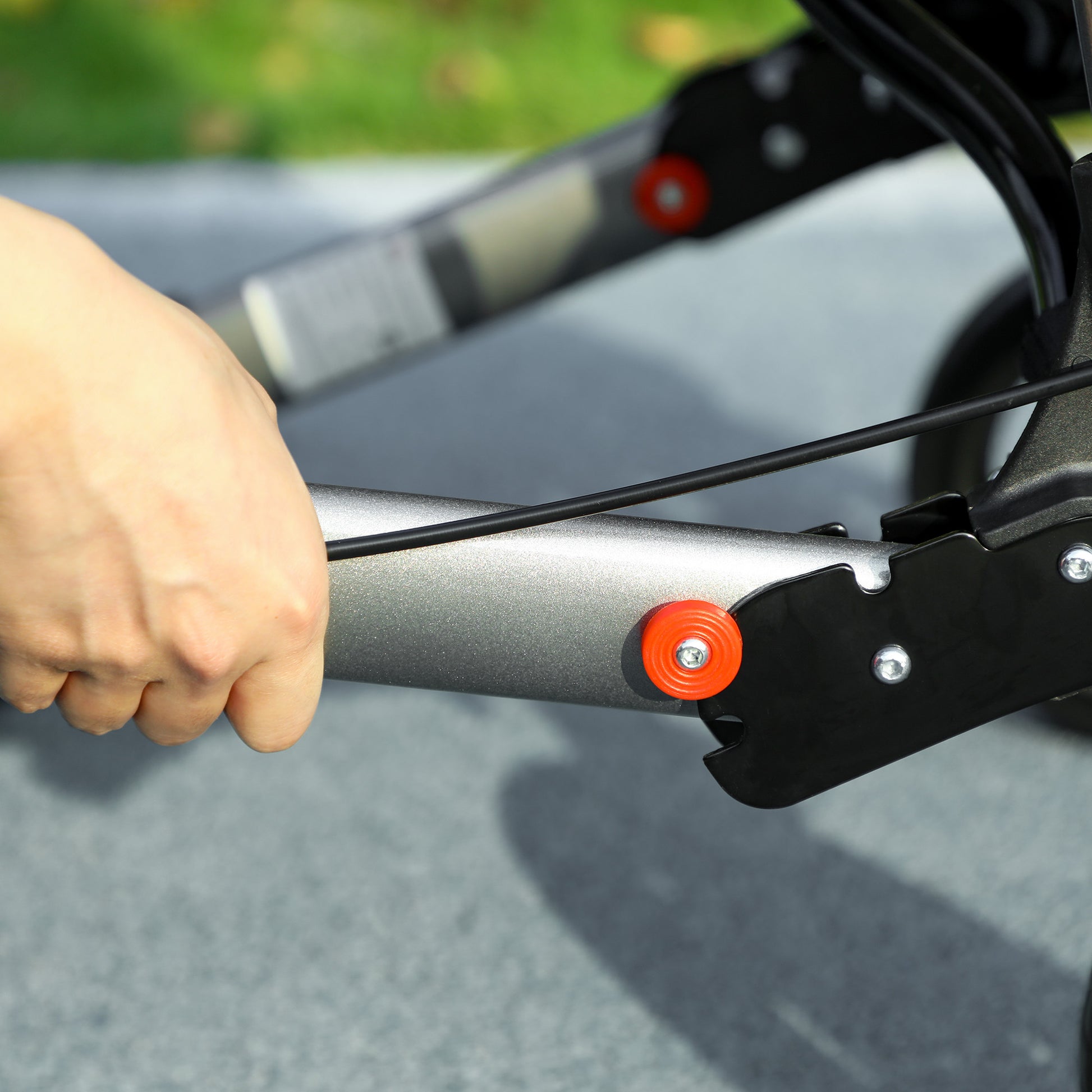 Adjustable 4 Wheel Rollator W/ Seat Bag Folding Mobility Walker