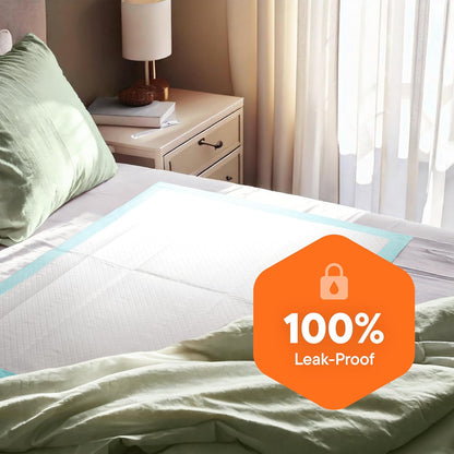 Chucks Pads Disposable [50-Pack] Underpads 30X36 Incontinence Chux Pads Absorbent Fluff Protective Bed Pads - Extra Large Pee Pads for Kids, Adults & Elderly | Leak Proof Puppy Pads for Training - XXL