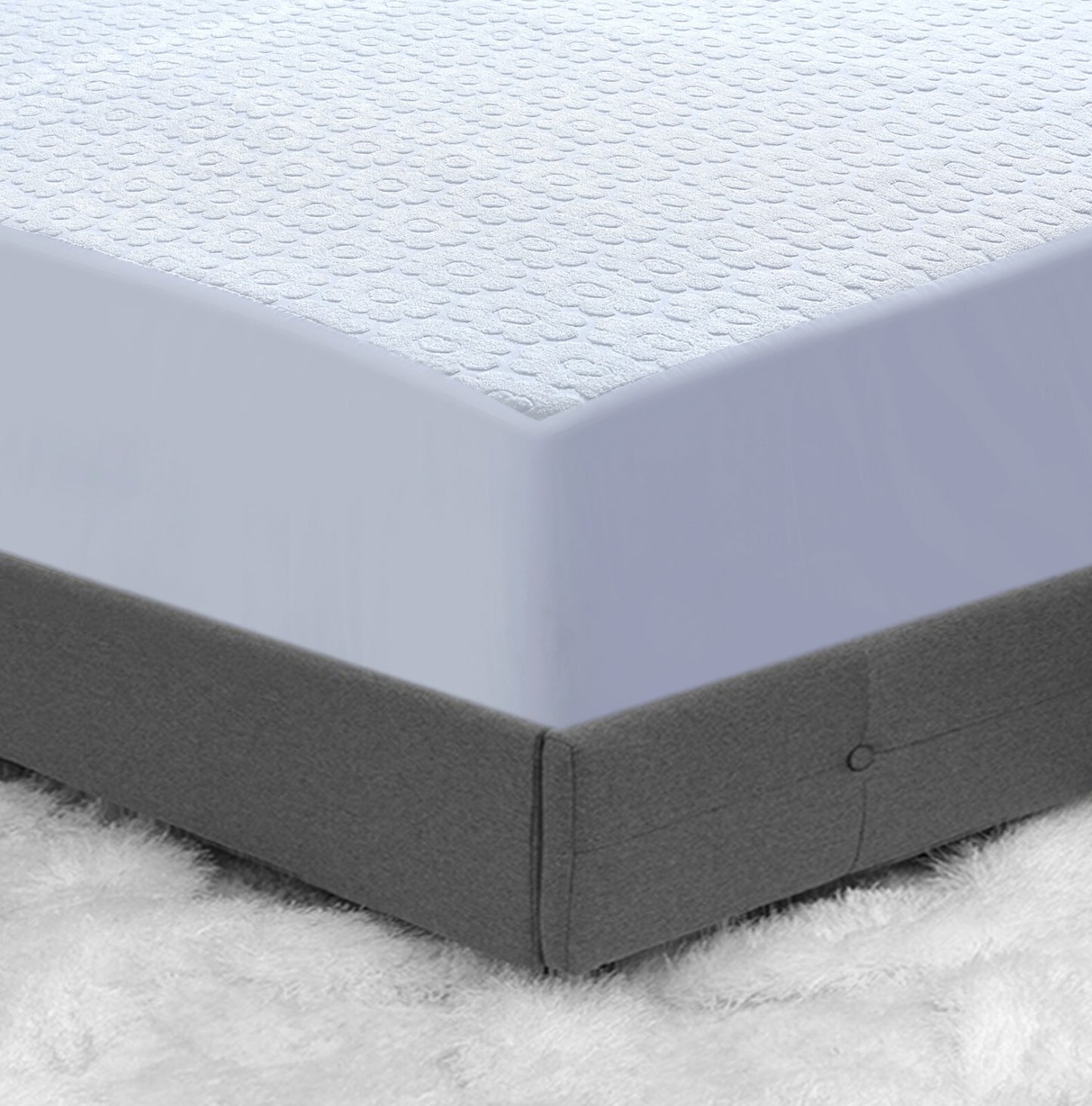 Waterproof Non Noisy Mattress Protector Fitted Sheet Single Double King Size Bed