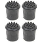 Thick Black Studded Rubber Ferrules 16Mm Walking Stick Ends Tips Cane Accessorie