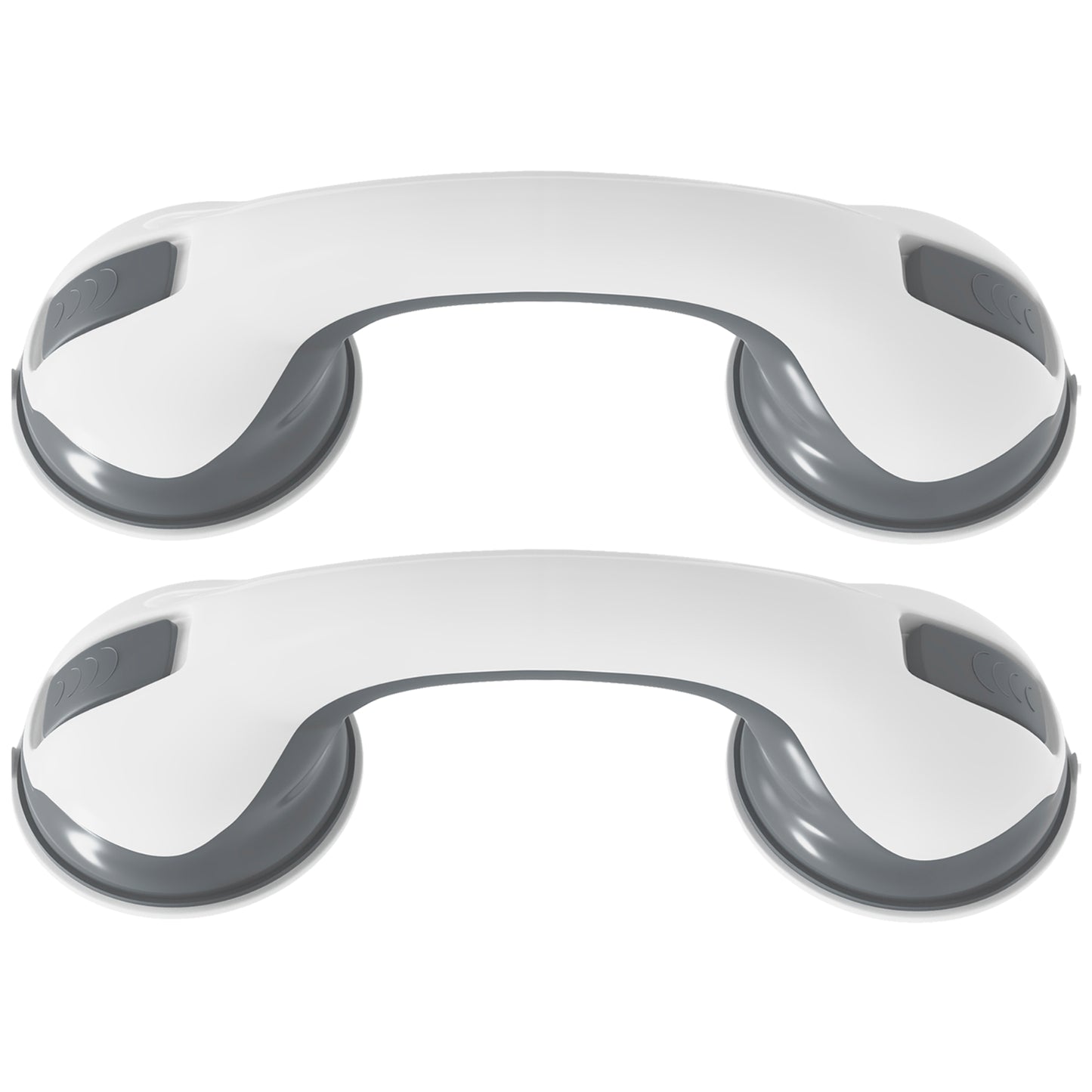 2 X SAFETY SUPPORT HAND RAIL HANDLE BAR GRIP GRAB SUCTION BATH BATHROOM SHOWER