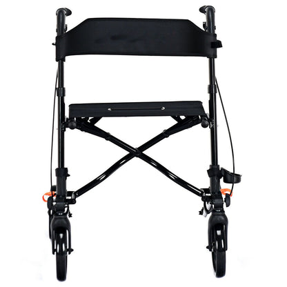 Lightweight Aluminium Folding Walking Mobility Aid with 4 Wheels