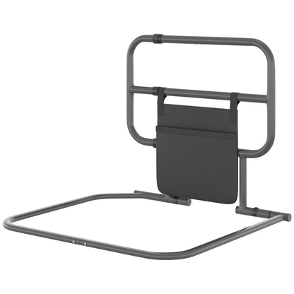 Safety Bed Rail for Elderly Adults Folding Bed Assist Rail with Storage Pocket