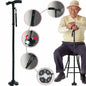 Collapsible Safety LED Walking Stick Adjustable Travel Hiking Cane Trekking Pole