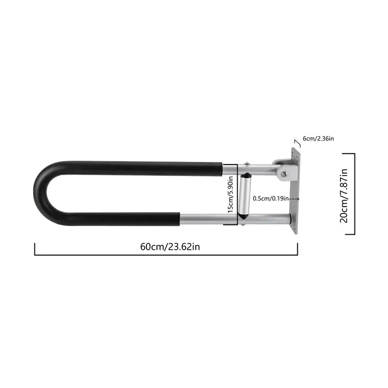 Wall Mounted Grab Bar 59.99cm