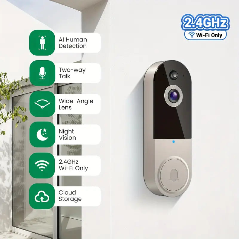 Wireless Doorbell & Camera