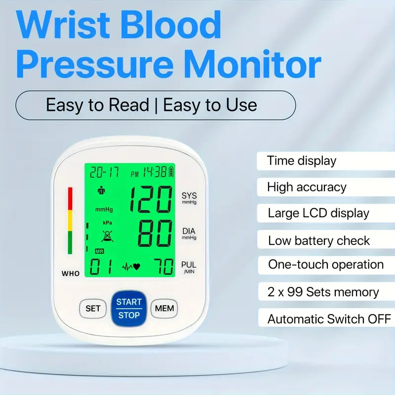 Wrist Blood Pressure Monitor