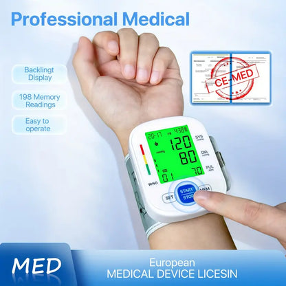 Wrist Blood Pressure Monitor
