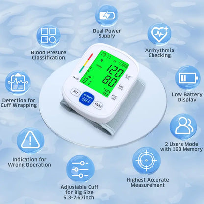 Wrist Blood Pressure Monitor